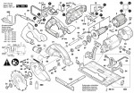 Bosch 3 601 F64 801 GKS-55-CE Circular-hand-saw Spare Parts
